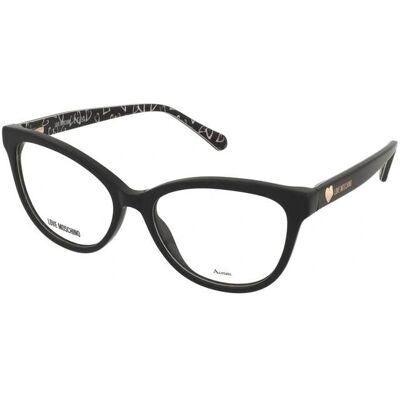 Montatura occhiali con motivo nero Love Moschino - Montatura di occhiali Montatura occhiali con motivo nero Love Moschino - Montatura di occhiali