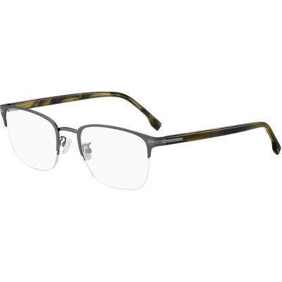 HUGO BOSS 1729/G Rectangular Metal Eyewear Frames - Eyewear Frames HUGO BOSS 1729/G Rectangular Metal Eyewear Frames - Eyewear Frames