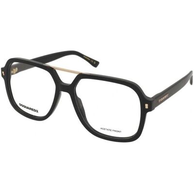 Dsquared2 D2 0145 807 Black - Eyewear Frames Dsquared2 D2 0145 807 Black - Eyewear Frames