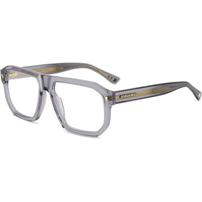 DSQUARED2 D2 0146 KB7 Grigio - Montatura da vista DSQUARED2 D2 0146 KB7 Grigio - Montatura da vista