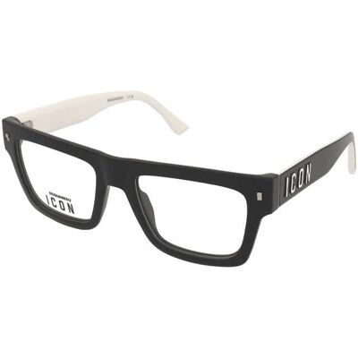 Dsquared2 0023 807 Occhiali Quadrati in Plastica Neri - Occhiali Dsquared2 0023 807 Occhiali Quadrati in Plastica Neri - Occhiali