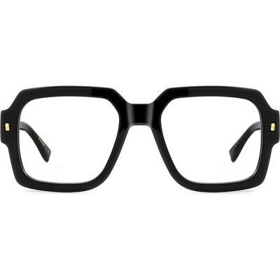 Montatura Occhiali Quadrati Neri Dsquared2 - Montatura Occhiali Montatura Occhiali Quadrati Neri Dsquared2 - Montatura Occhiali