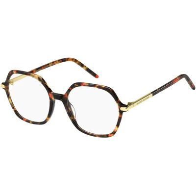 Marc Jacobs 778 OUC Red Havana Square Glasses - Eyewear Frames Marc Jacobs 778 OUC Red Havana Square Glasses - Eyewear Frames