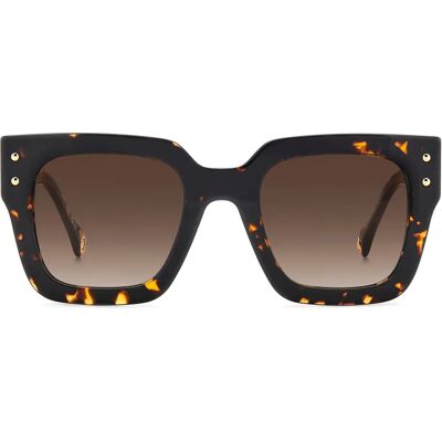 Carolina Herrera HER 0255/S 086/HA Quadratische Braune Sonnenbrille - Sonnenbrillen Carolina Herrera HER 0255/S 086/HA Quadratische Braune Sonnenbrille - Sonnenbrillen