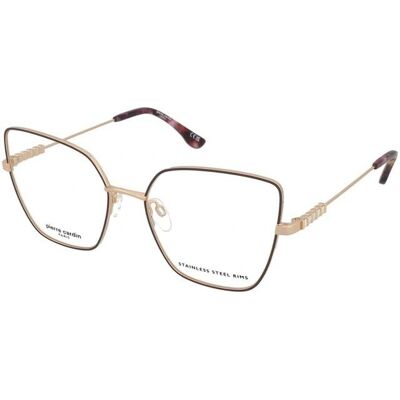 Pierre Cardin 8920 Violet gold Butterfly Eyeglasses - Vision Pierre Cardin 8920 Violet gold Butterfly Eyeglasses - Vision