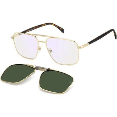 David Beckham Green Polarized Rectangular Eyewear - Eyewear David Beckham Green Polarized Rectangular Eyewear - Eyewear