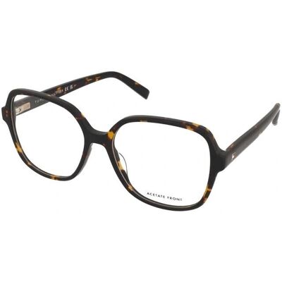 Ochelari de vedere Tommy Hilfiger TH 2228 Havana Patrate Ochelari de vedere Tommy Hilfiger TH 2228 Havana Patrate