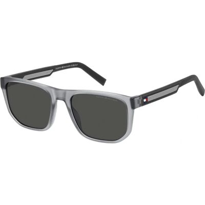 Gafas de sol Tommy Hilfiger TH 2200/S KB7/IR - Rectangulares, Grises, Deportivas Gafas de sol Tommy Hilfiger TH 2200/S KB7/IR - Rectangulares, Grises, Deportivas
