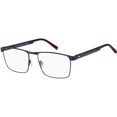 Tommy Hilfiger TH 2196 Blue Rectangular Eyeglasses - Eyeglasses Tommy Hilfiger TH 2196 Blue Rectangular Eyeglasses - Eyeglasses