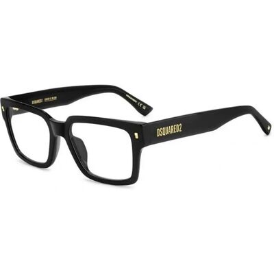 Occhiali Rettangolari Neri Dsquared2 D2 0167/G - Occhiali Occhiali Rettangolari Neri Dsquared2 D2 0167/G - Occhiali