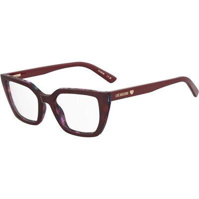 Moschino Love Rectangular Burgundy - Eyewear Moschino Love Rectangular Burgundy - Eyewear