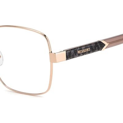 Missoni MIS 0218 Kupfer Gold Nude Rechteckige Brille - Brillen Missoni MIS 0218 Kupfer Gold Nude Rechteckige Brille - Brillen