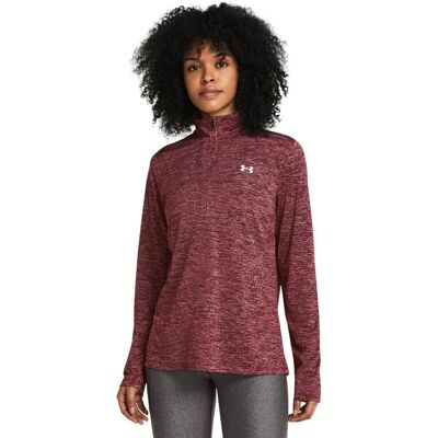 Under Armour Tech 1/2 Zip Twist Training Top - Rot - Training Top Under Armour Tech 1/2 Zip Twist Training Top - Rot - Training Top