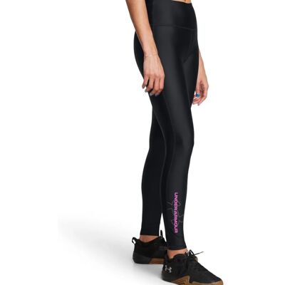 Leggings Under Armour Tech Branded - Femmes Noir / Vivid Magenta / Castlerock XS - Leggings - Publicité Leggings Under Armour Tech Branded - Femmes Noir / Vivid Magenta / Castlerock XS - Leggings - Publicité