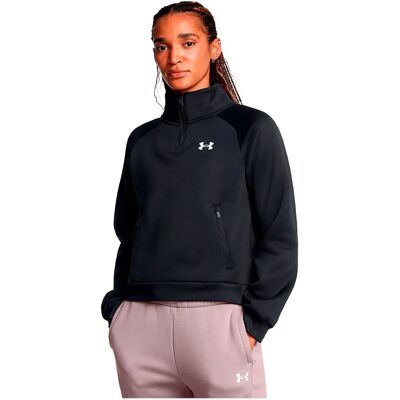 Under Armour Svart Tröja - UA ARMOUR FLC PRO HZ Under Armour Svart Tröja - UA ARMOUR FLC PRO HZ