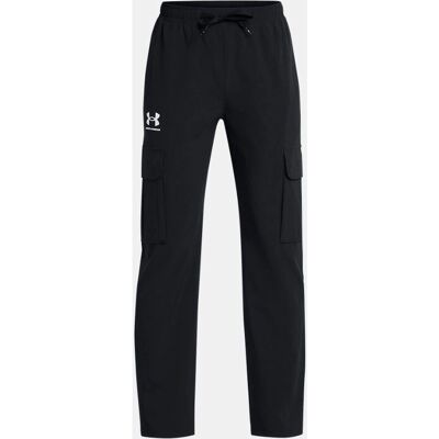 Under Armour Jugend Icon Gewebte Cargohosen - Schwarz - Regulär Passform Under Armour Jugend Icon Gewebte Cargohosen - Schwarz - Regulär Passform