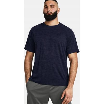 Under Armour - Tech Textured Short Sleeve - Midnight Navy Under Armour - Tech Textured Short Sleeve - Midnight Navy