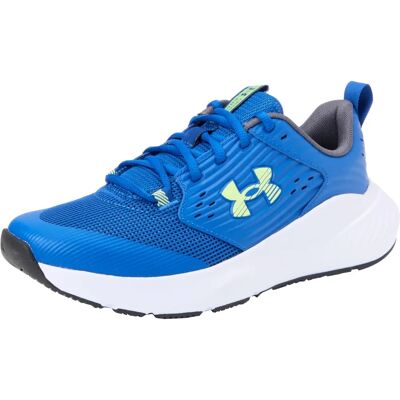 Buty treningowe Under Armour Charged Commit 4 - Niebieskie / Szare / Zielone Buty treningowe Under Armour Charged Commit 4 - Niebieskie / Szare / Zielone