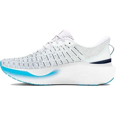 Chaussures de course Under Armour Infinite Elite Blanches / Halo Gris / Bleu Marine - Chaussures de course - Publicité Chaussures de course Under Armour Infinite Elite Blanches / Halo Gris / Bleu Marine - Chaussures de course - Publicité