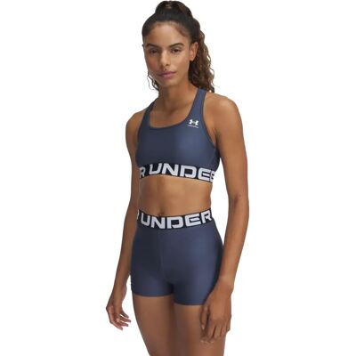 Under Armour HeatGear Mid Branded Sport-BH - XS Under Armour HeatGear Mid Branded Sport-BH - XS