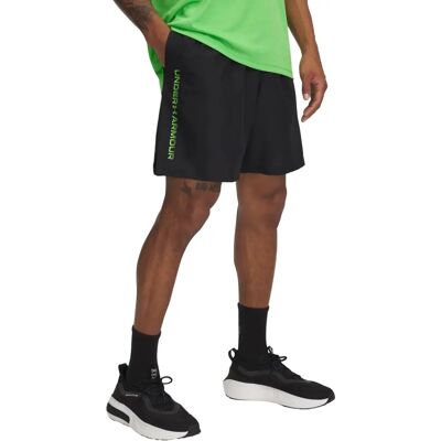 Czarne krótkie spodenki woven Under Armour - Szybkoschnące, Oddychające Czarne krótkie spodenki woven Under Armour - Szybkoschnące, Oddychające