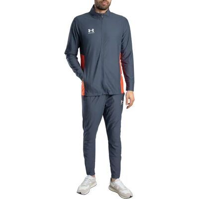 Under Armour Challenger Tracksuit - Downpour Grey/Fire - Male - XXL - Tracksuit Under Armour Challenger Tracksuit - Downpour Grey/Fire - Male - XXL - Tracksuit