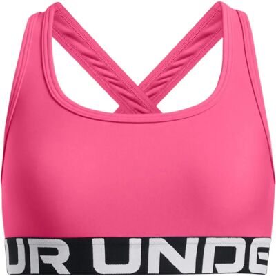 Under Armour Crossback Sports Bra - Pink/Black - Athletic Wear Under Armour Crossback Sports Bra - Pink/Black - Athletic Wear