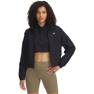 Under Armour Women’s UA RIVAL WOVEN JACKET - Black - Sweatshirt Under Armour Women’s UA RIVAL WOVEN JACKET - Black - Sweatshirt