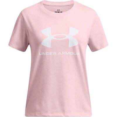 Under Armour Girls UA Big Logo T-Shirt - Youth Medium - Pink - T-Shirt Under Armour Girls UA Big Logo T-Shirt - Youth Medium - Pink - T-Shirt