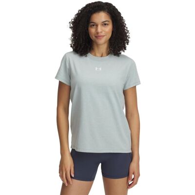 T-shirt Rival Core SS pour femmes Under Armour, vert silica - Publicité T-shirt Rival Core SS pour femmes Under Armour, vert silica - Publicité