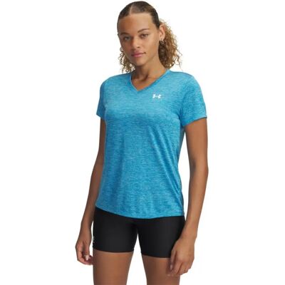 T-shirt Tech Twist V-Neck pour femmes - Under Armour - Publicité T-shirt Tech Twist V-Neck pour femmes - Under Armour - Publicité