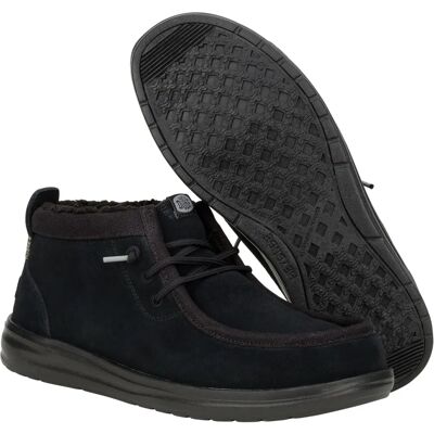 HEYDUDE Wally Mid Gripr Warmth - Męskie Buty - 41 - Czarny - Zamsz HEYDUDE Wally Mid Gripr Warmth - Męskie Buty - 41 - Czarny - Zamsz