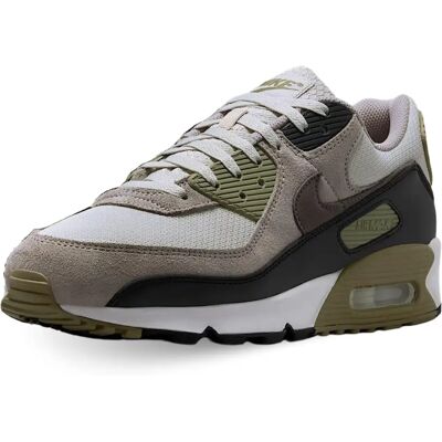 Nike Air Max 90 Lt Bone/Cave Stone-Neutral Olive-College Grey-Off Noir-White - Sneakers Nike Air Max 90 Lt Bone/Cave Stone-Neutral Olive-College Grey-Off Noir-White - Sneakers