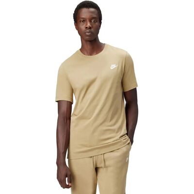 Nike Sportswear Club Herr T-Shirt - Casual, Bomull-Polyester, Klasisk Passform Nike Sportswear Club Herr T-Shirt - Casual, Bomull-Polyester, Klasisk Passform