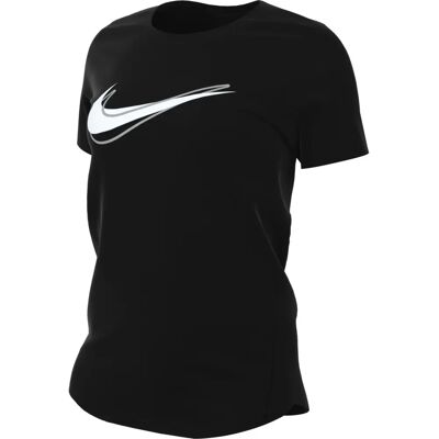 Nike Damen T-Shirt W NK ONE SWSH HBR DF SS TOP - schwarz Nike Damen T-Shirt W NK ONE SWSH HBR DF SS TOP - schwarz