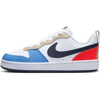 Nike Court Borough Low Recraft - Weiß, Blau, Rot - Freizeitschuhe Nike Court Borough Low Recraft - Weiß, Blau, Rot - Freizeitschuhe