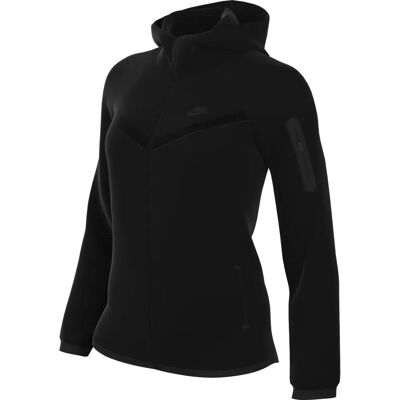 Nike Sorte Tech Fleece Hættetrøje med lynlås - Hættetrøjer Nike Sorte Tech Fleece Hættetrøje med lynlås - Hættetrøjer