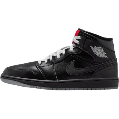Nike Air Jordan Mid Se Czarny - Sneakers, Wysoki, Reflective Nike Air Jordan Mid Se Czarny - Sneakers, Wysoki, Reflective