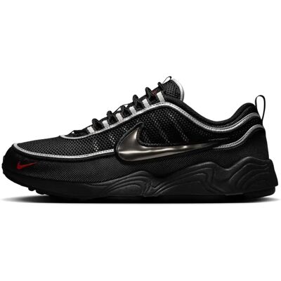 Nike Air Zoom Spiridon Sp Zwart/Zwart-Metaal Zilver-Sport Rood - Sneakers Nike Air Zoom Spiridon Sp Zwart/Zwart-Metaal Zilver-Sport Rood - Sneakers