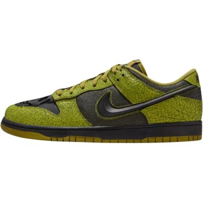 Nike Black & Green Dunk Low 'Halloween' Sneakers - US 8 Kvinder / US 6.5 Mænd Nike Black & Green Dunk Low 'Halloween' Sneakers - US 8 Kvinder / US 6.5 Mænd