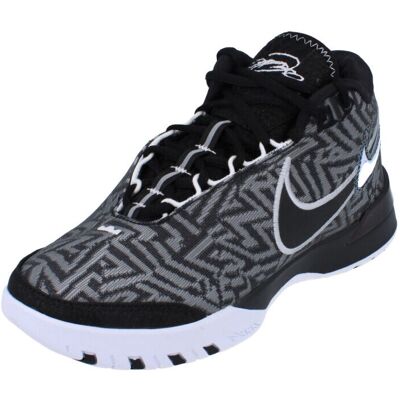 Nike LeBron Men's Basketball Shoes - Black - 42.5 - Mesh/Synthetic - Performance Nike LeBron Men's Basketball Shoes - Black - 42.5 - Mesh/Synthetic - Performance