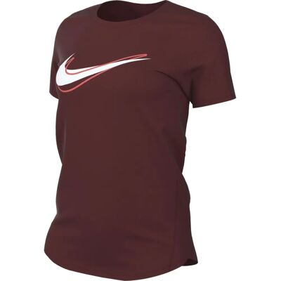 Nike Dunkel Team Red Swoosh Dri-Fit Laufoberteil - T-Shirt Nike Dunkel Team Red Swoosh Dri-Fit Laufoberteil - T-Shirt