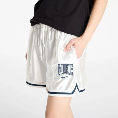 Nike Șorturi Albe din Satin pentru Femei - Shorts Nike Șorturi Albe din Satin pentru Femei - Shorts