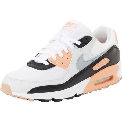 Nike Air Max 90 Biały/ Wolf Grey-Czarny-Photon Dust - Buty Nike Air Max 90 Biały/ Wolf Grey-Czarny-Photon Dust - Buty
