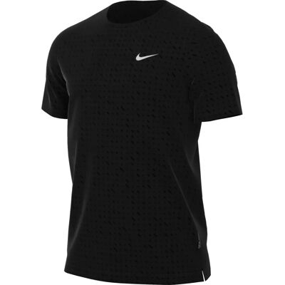 Czarna koszulka do biegania Nike dla mężczyzn M Czarna koszulka do biegania Nike dla mężczyzn M