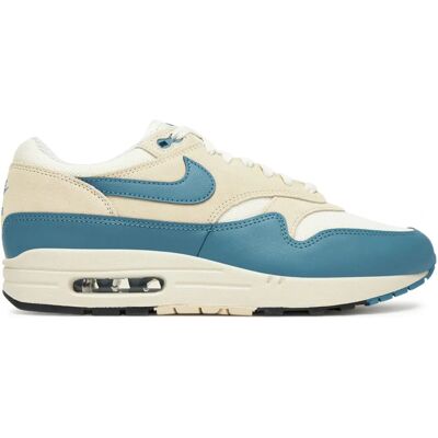 Nike Air Max 1 Essential - Soft Pearl/ Smokey Blue-Lt Khaki - Sneakers Nike Air Max 1 Essential - Soft Pearl/ Smokey Blue-Lt Khaki - Sneakers