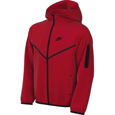 Nike Tech Fleece Unisex Sweatshirt - Rot Nike Tech Fleece Unisex Sweatshirt - Rot