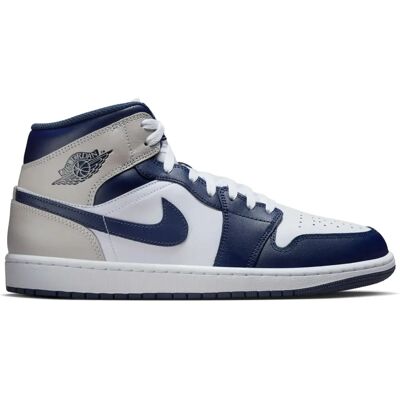 Air Jordan - Air Jordan 1 Mid - Weiß - 45,5 - Sneaker Air Jordan - Air Jordan 1 Mid - Weiß - 45,5 - Sneaker