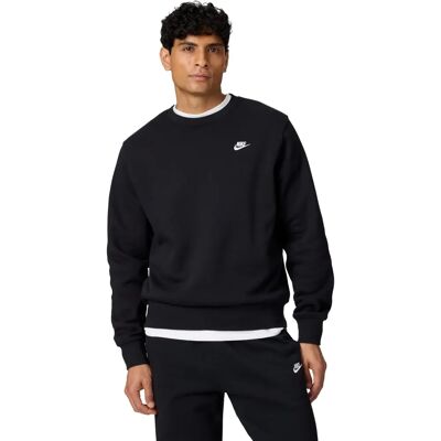 Nike heren sweatshirt - Nike M NK Club BB - Grijs - Sweatshirt Nike heren sweatshirt - Nike M NK Club BB - Grijs - Sweatshirt