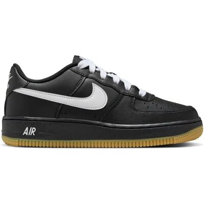 Nike - Air Force 1 - Schwarz - Leder - Schuhe Nike - Air Force 1 - Schwarz - Leder - Schuhe